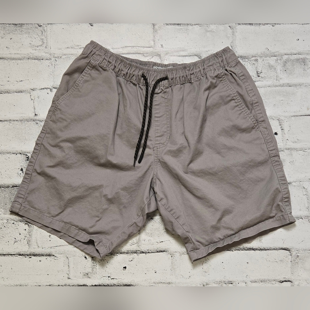 Rumars Tan Elastic Waist Shorts Mens Medium Casual Drawstring
